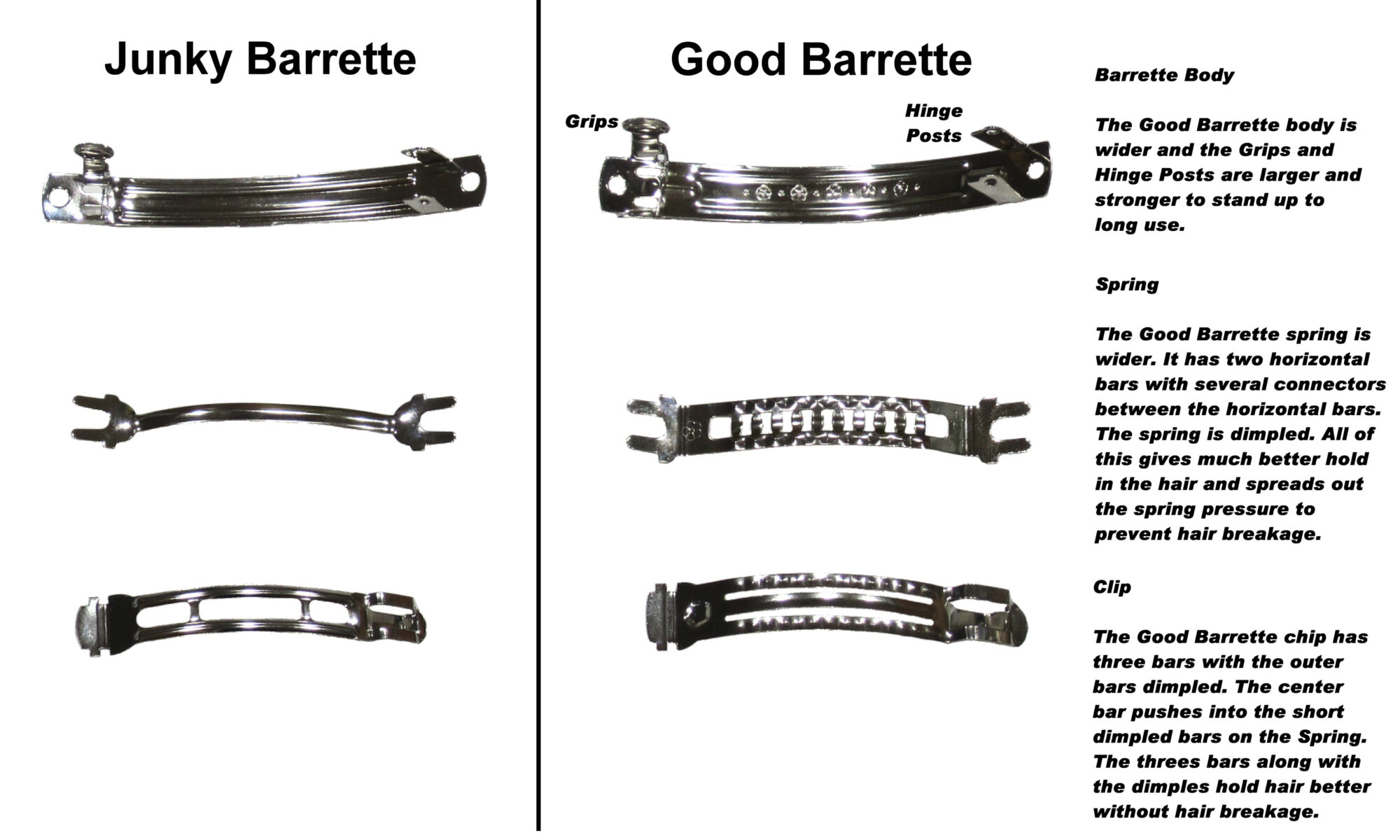 Barrette Exploded View – Rainbows By Paulette