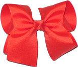 Large Solid Color Bow Mango Tango