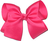 Large Solid Color Bow Tahiti Rose