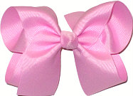 Large Solid Color Bow Wild Orchid