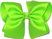 Downsized Large Solid Color Bow Lypple