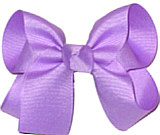 Medium Solid Color Bow Orchid