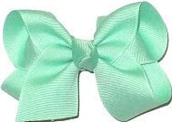 Toddler Solid Color Bow Mint
