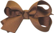 Small Solid Color Bow Turftan