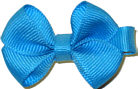 Infant Solid Color Bow Turquoise