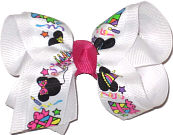 Toddler Mickey and Minnie Party Bow